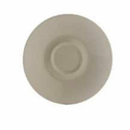 TUXTON CHINA 6 in. Steakhouse Saucer - Eggshell - 2 Dozen TRE-966